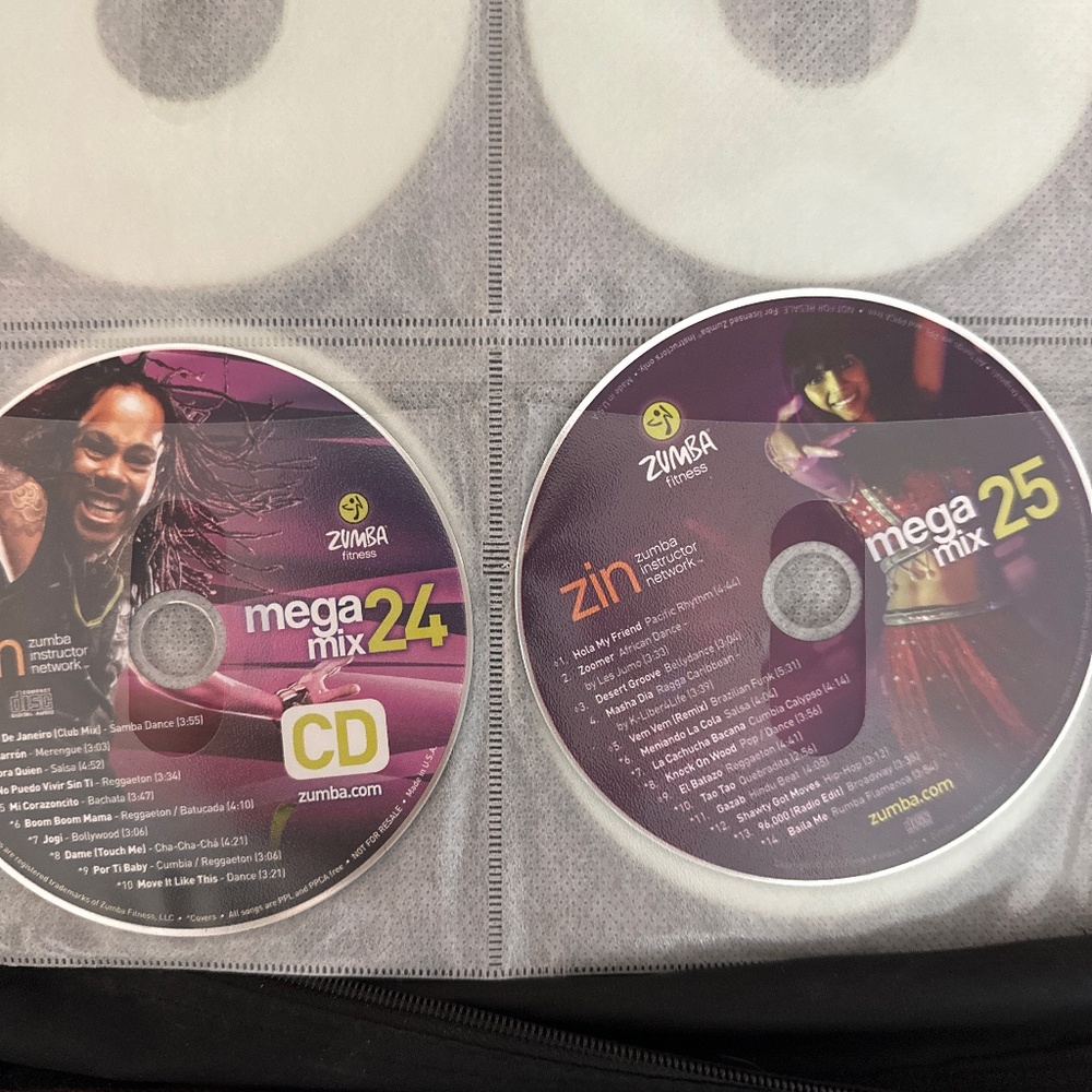 ZIN Zumba Instructor Network MegaMix - 79 CDs
